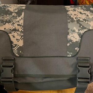 Flying Circle Bags Canvas Laptop & Accessories Messenger Bag